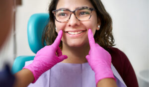 san mateo girl at the dentist for oral surgery
